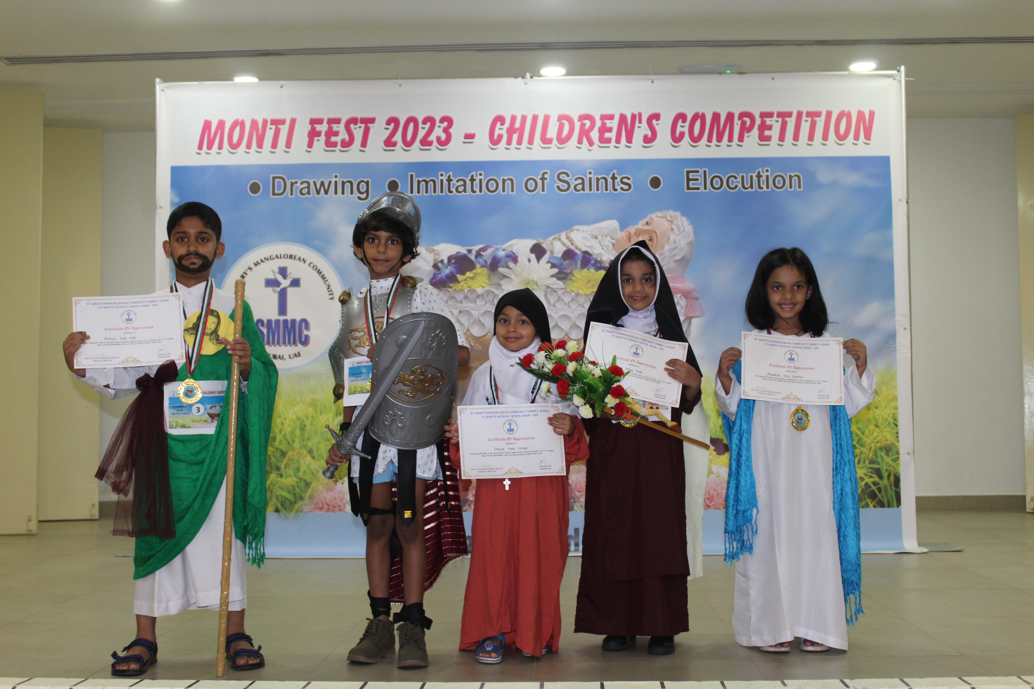 Monti Fest 2023 - ELOCUTION, DRAWING & IMITATION OF SAINT COMPETITIONS